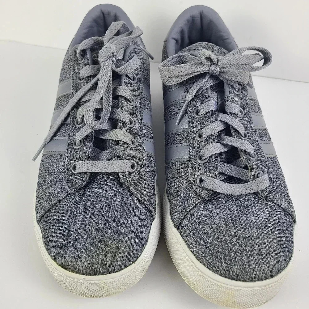 Adidas mens Neo Daily cloudfoam grey sneakers